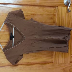 Express Brown Top